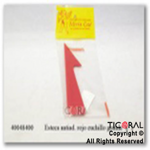 ESTECA ANTIAD ROJO CUCHILLO GRANDE x 1